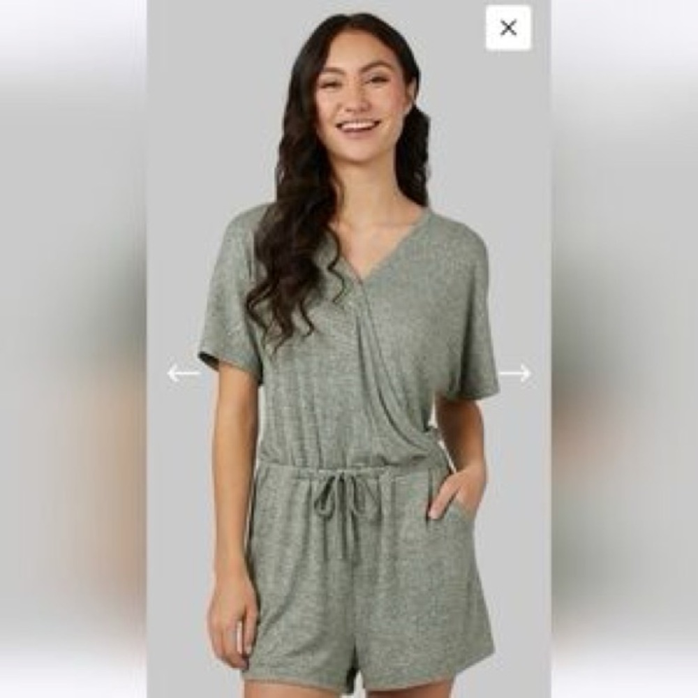 NWT 32 Degrees Soft Comfy Shorts Romper